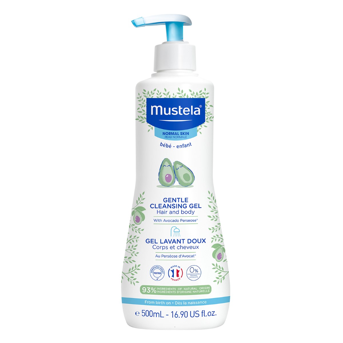 MUSTELA DERMATOLOŠKI GEL ZA PRANJE NOVOROĐENČADI 500ML