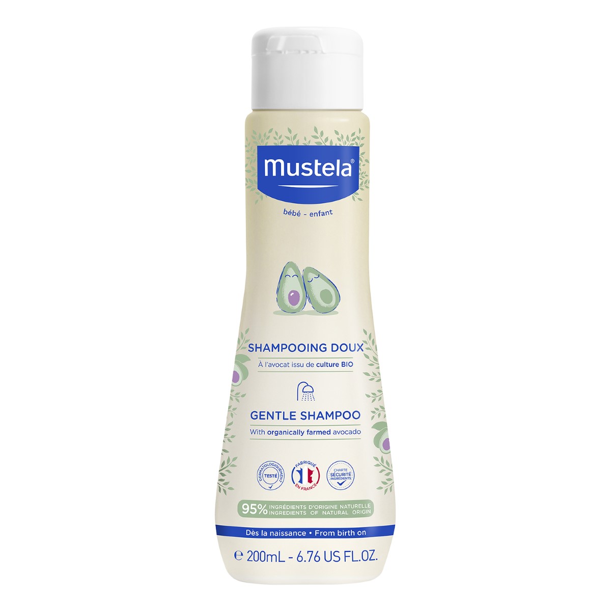 Mustela Blagi šampon za normalnu kožu beba, 200 ml