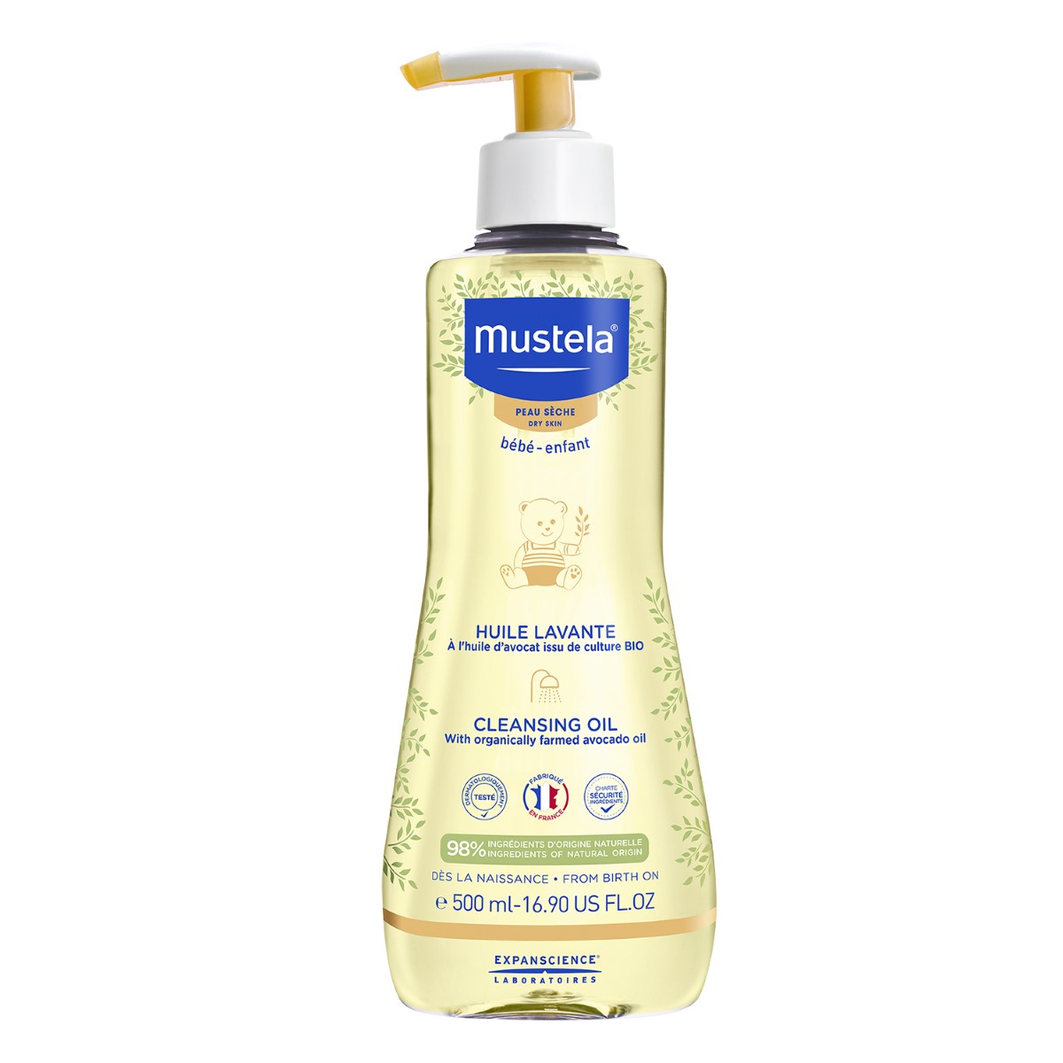 Ulje za kupanje beba - za suvu kožu, 500 ml