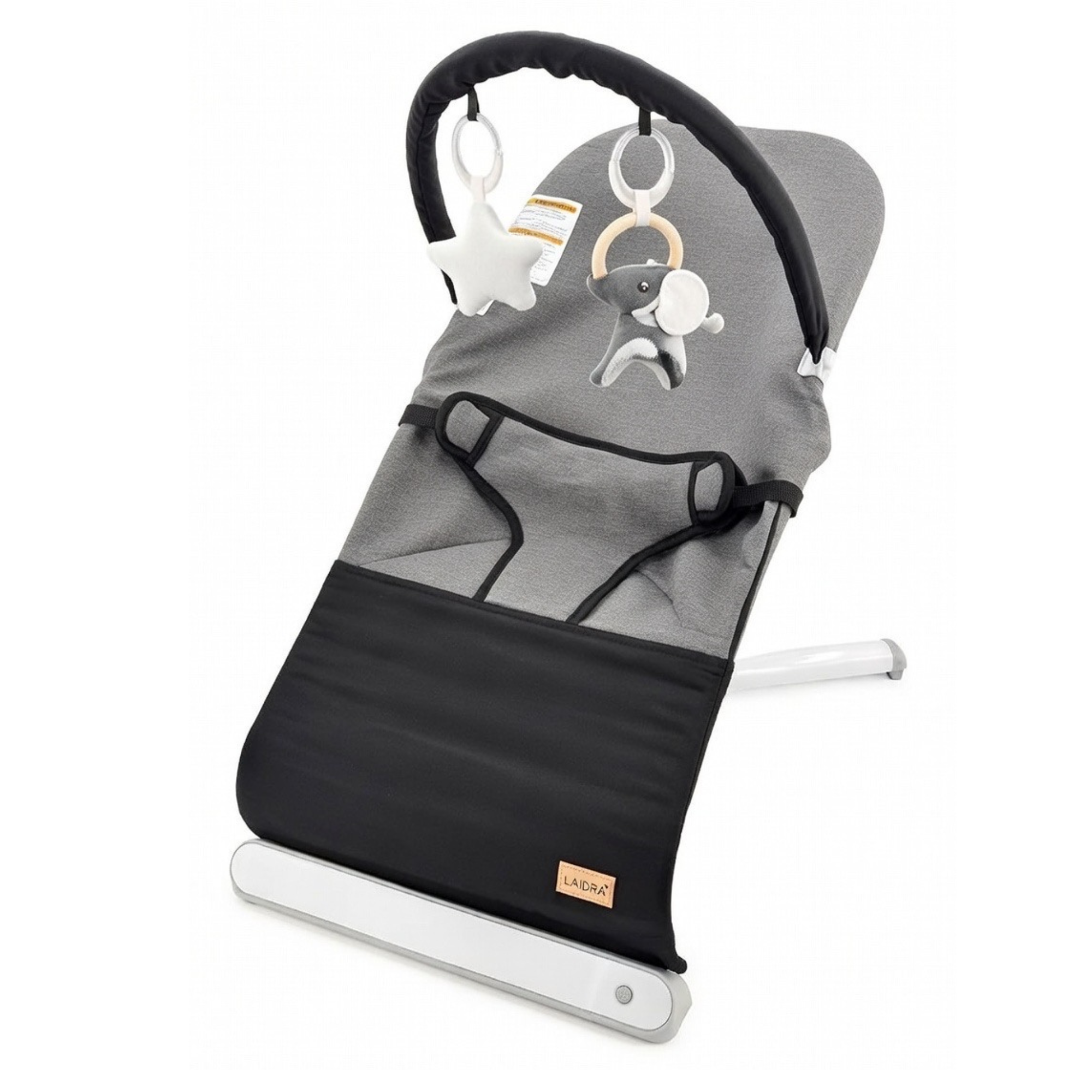 Kalei Fold & Go sklopiva ležaljka za bebe, Crna
