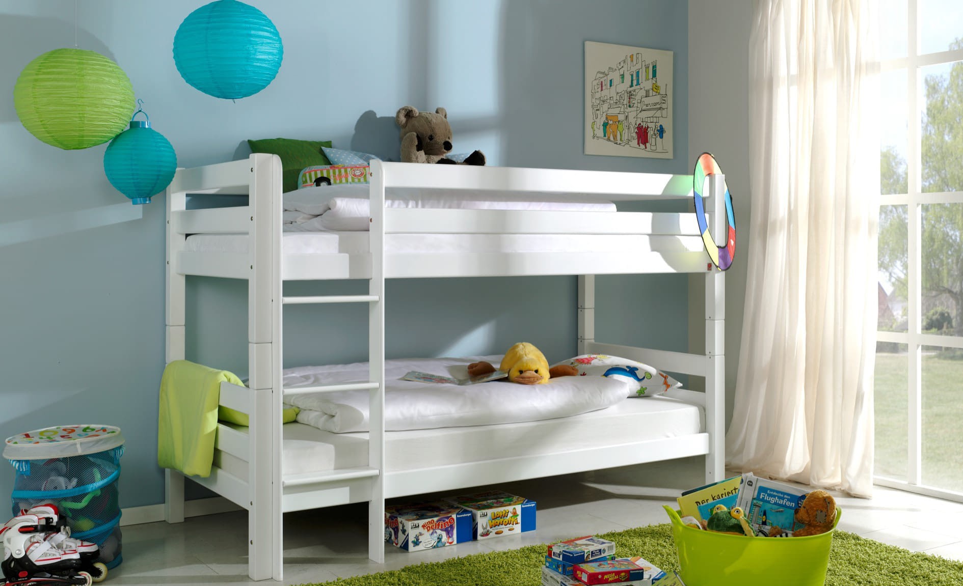 MEBEL MAK MAKEDONIJA Кревет Tea, на кат, бел Најголема онлајн