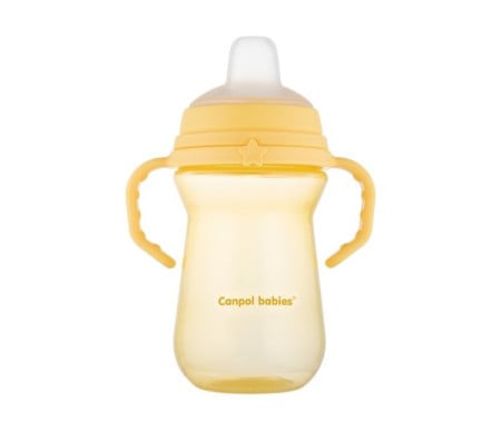 Canpol babies šolja 250ml sa silikonskim kljunom 56/615 - yellow