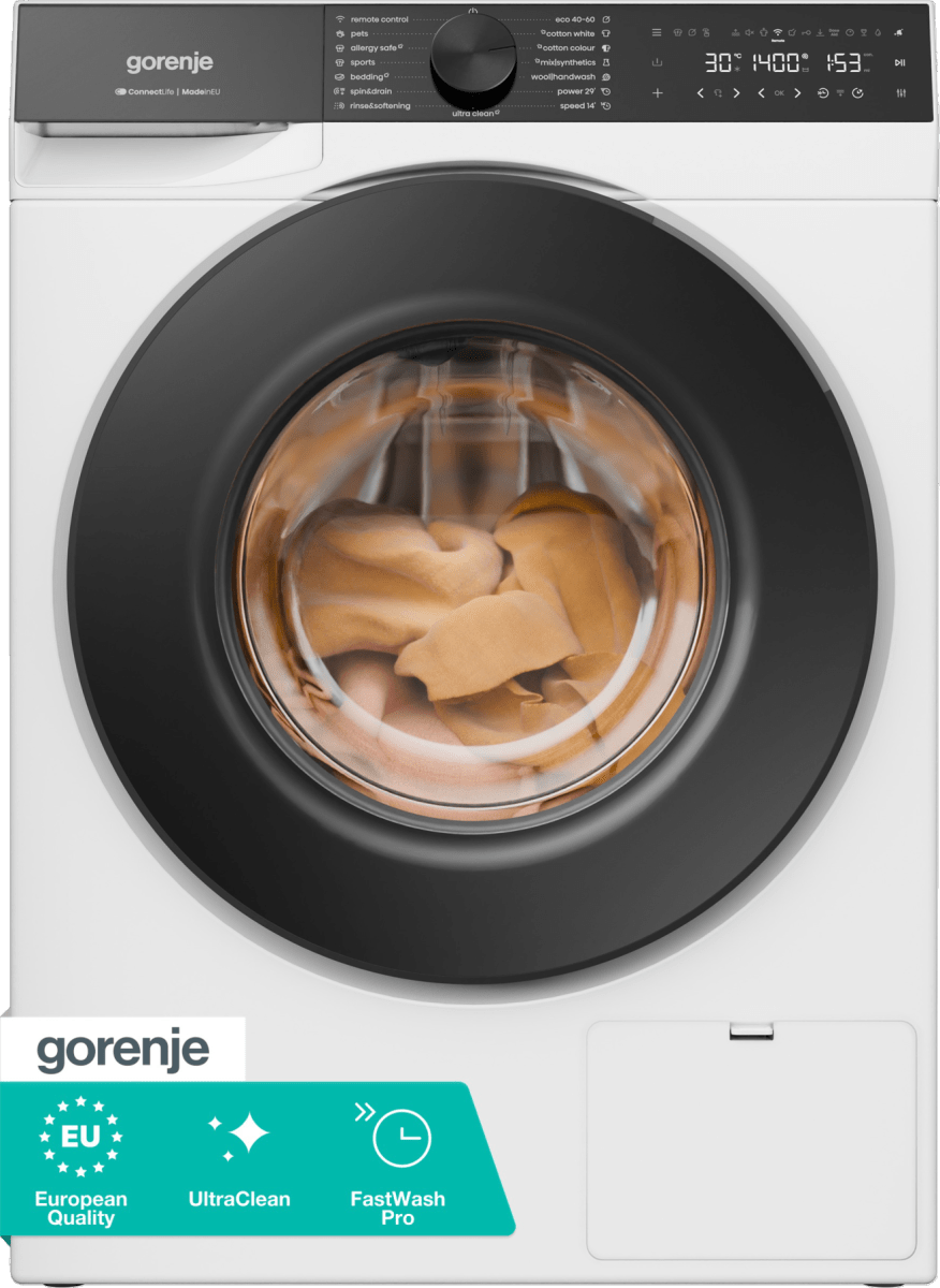 Gorenje Mašina za pranje veša WG684A31, 8 kg, 1400 o/min, Bijela