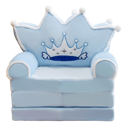 Baby Line Foteljica za decu Princeza B054, Plava