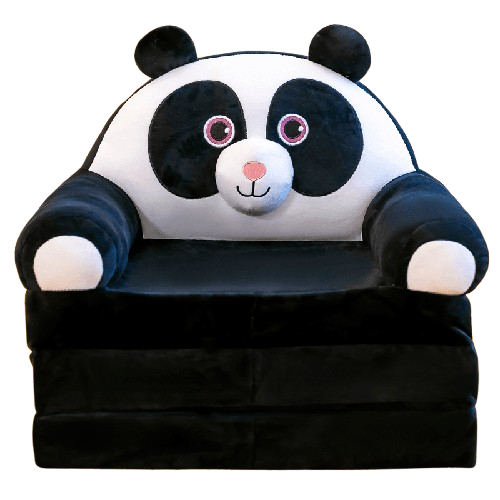 Baby Line Foteljica za decu Panda B045, Crno-bela