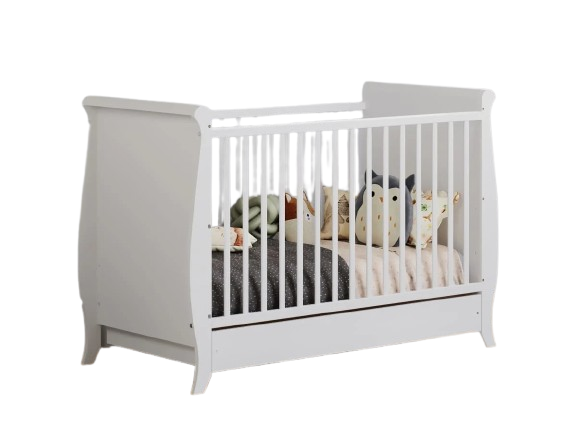 Lettino Krevetac za bebe sa fiokom Misza Standard, 120x60cm, Beli