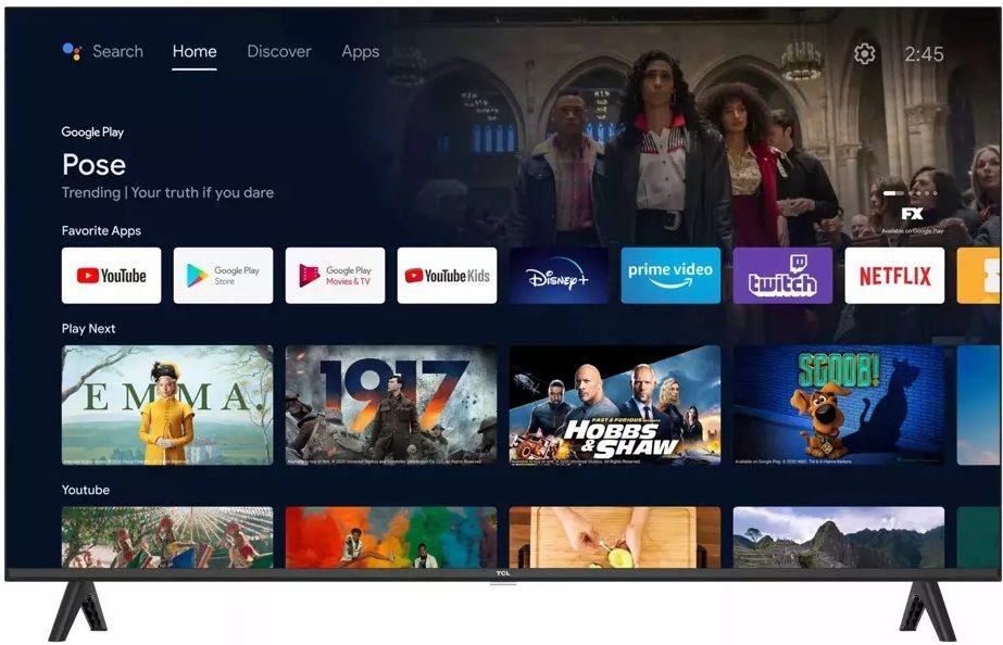 TCL Televizor 40S5409A, 40", Full HD, Smart, Android