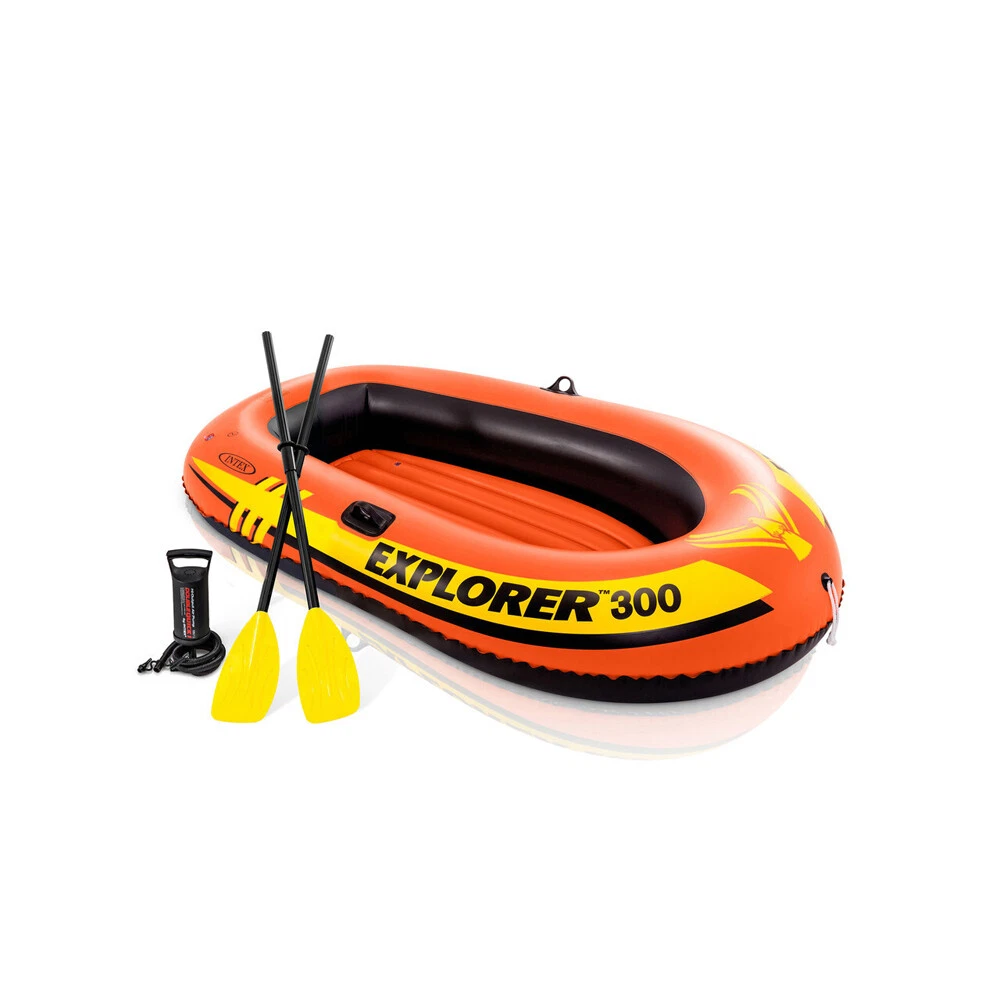 INTEX Čamac Explorer 300, 211x117x41, Crveni | Ananas