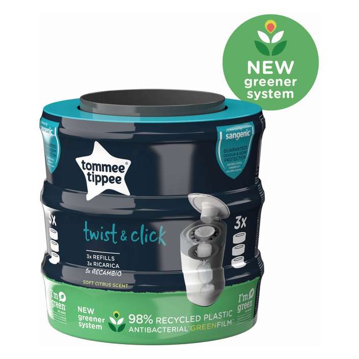 Tommee Tippee Refill Kanta za pelene Sangenic, 3/1